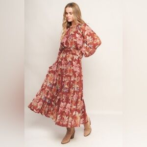 Flying Tomato FOREST PARK WOVEN DRESS L